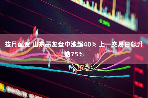 按月配资 山东墨龙盘中涨超40% 上一交易日飙升逾75%